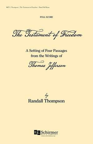 Randall Thompson: The Testament of Freedom