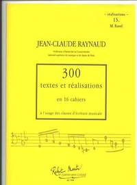 Jean Claude Raynaud: 300 Textes et Realisations Cahier 15