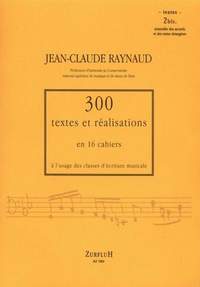 Jean Claude Raynaud: 300 Textes et Realisations Cahier 2bis