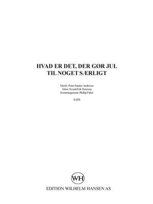 Peter Sander Andersen_Svend Erik Petersen: Hvad Er Det Der Gør Jul Til Noget Særligt
