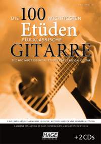 Jiang Weijie: Die 100 wichtigsten Etüden für klassische Gitarre