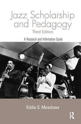 Jazz: Research and Pedagogy