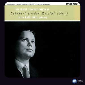 Schubert Lieder Recital, Vol. 3