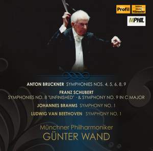 Gunter Wand conducts Bruckner, Schubert, Brahms & Beethoven