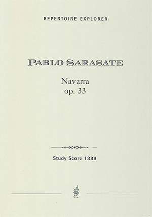 Sarasate, Pablo de: Navarra op.33 for violin and orchestra