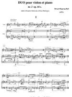 Bull, Edvard Hagerup: Duo no. 2 pour violon et piano op. 44c Product Image