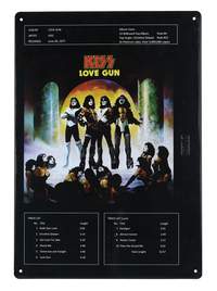 Kiss: Love Gun - Tin Sign
