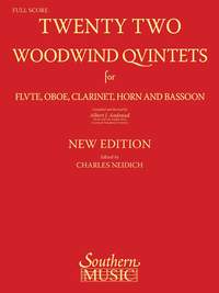 Albert Andraud: 22 Woodwind Quintets - New Edition