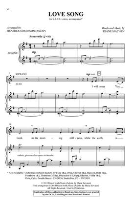 Diane Machen: Love Song