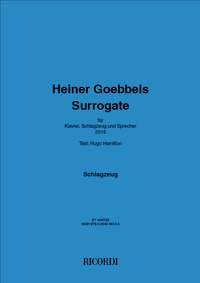Heiner Goebbels: Surrogate