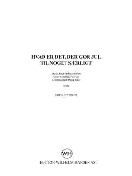 Peter Sander Andersen_Svend Erik Petersen: Hvad Er Det Der Gør Jul Til Noget Særligt