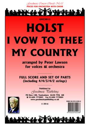 Gustav Holst: I Vow to Thee My Country