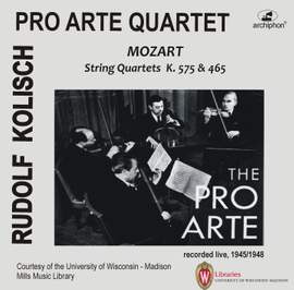 Mozart: String Quartets, K. 465 & 575