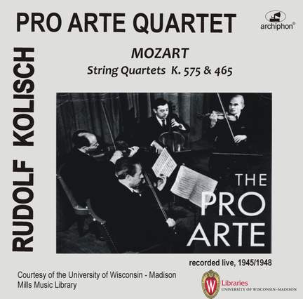 Mozart: String Quartets, K. 465 & 575