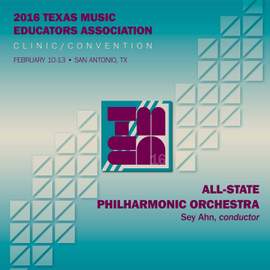2016 Texas Music Educators Association: All-State Philharmonic Orchestra (Live)