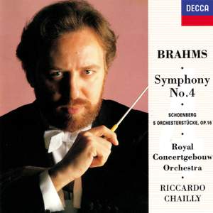 Brahms: Symphony No. 4 & Schoenberg: 5 Orchestral Pieces Product Image