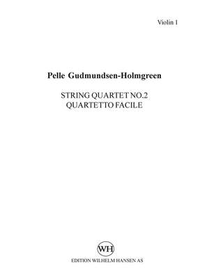 Pelle Gudmundsen-Holmgreen: String Quartet No.2 'Quartetto Facile'