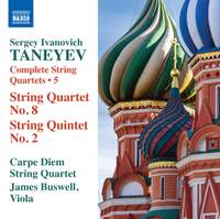 Taneyev: Complete String Quartets Volume 5