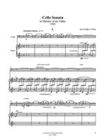 Freidlin, J: Cello Sonata Product Image