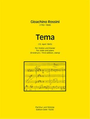 Rossini, G A: Tema