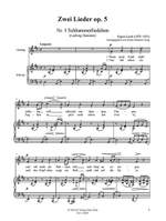Lasch, E: Zwei Lieder op.5 Product Image