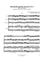 Bach, J S: Brandenburgisches Konzert No.5 BWV 1050 Product Image
