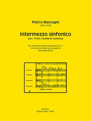 Mascagni, P: Intermezzo sinfonico