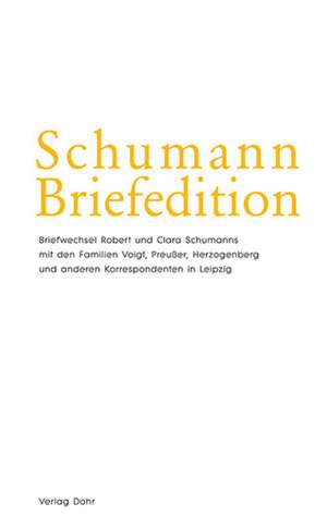 Schumann Briefedition Series 2 Band 15 Series II, Band 15