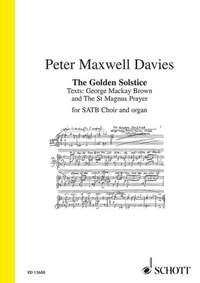 Maxwell Davies, S P: The Golden Solstice op. 337