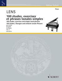 Lens, N: 100 études, Exercices Et Phrases Tonales Simples Vol. 2