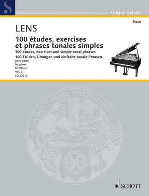 Lens, N: 100 études, Exercices Et Phrases Tonales Simples Vol. 2