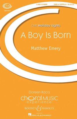Emery, M: A Boy Is Born
