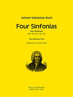 Bach, J S: Four Sinfonias BWV787, 790, 798, 799