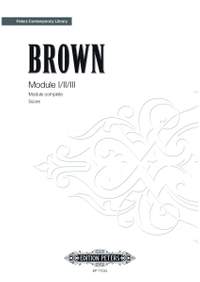 Brown, Earle: Modules I /II/III