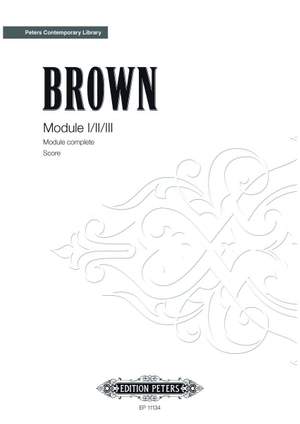 Brown, Earle: Modules I /II/III