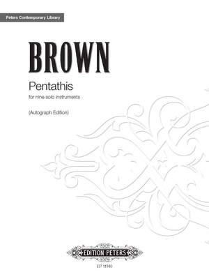 Brown, Earle: Pentathis