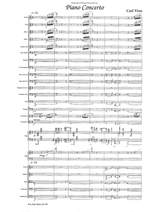 Vine, Carl: Piano Concerto No.1 (full score) Product Image