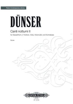 Dünser, Richard: Canti notturni II