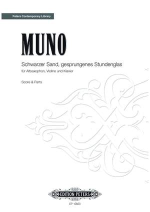 Muno, Alexander: schwarzer Sand, gesprungenes Stundenglas