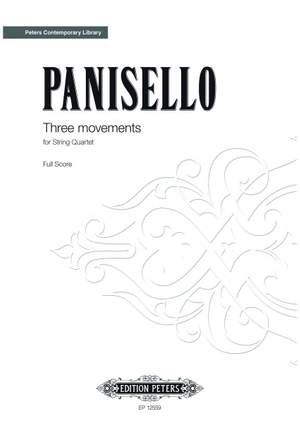Panisello, Fabián: Three Movements for String Quartet
