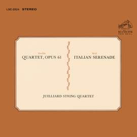 Dvorák: String Quartet No. 11 & Wolf: Italian Serenade