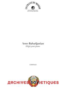 Arno Babajanian: Elégie