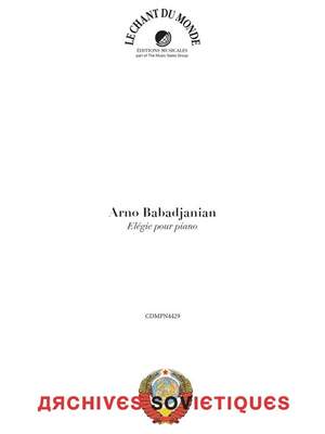 Arno Babajanian: Elégie