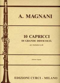 Aurelio Magnani: 10 Capricci Clarinetto