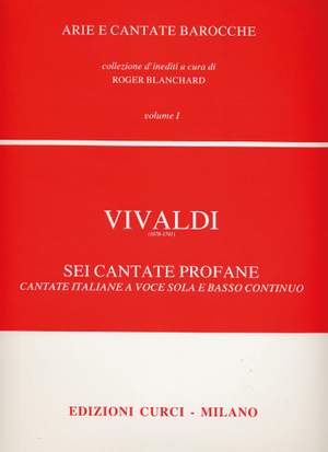 Antonio Vivaldi: Sei Cantate Profane