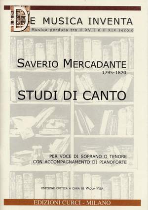 Giuseppe Saverio Mercadante: Studi Di Canto