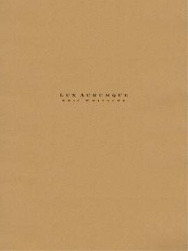 Eric Whitacre: Lux Aurumque - Full Orchestra
