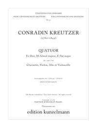 Kreutzer, Conradin: Quartett Es-Dur