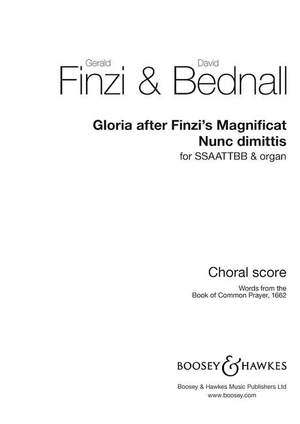 Gloria after Finzi’s Magnificat & Nunc dimittis