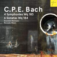 CPE Bach: 4 Symphonies, Wq 183 - 6 Sonatas, Wq 184